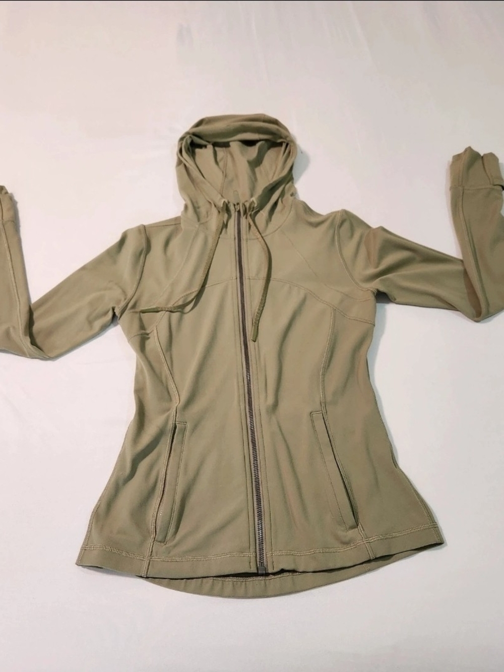 lululemon athletica Women's Zip-Up Hoodie in Khaki